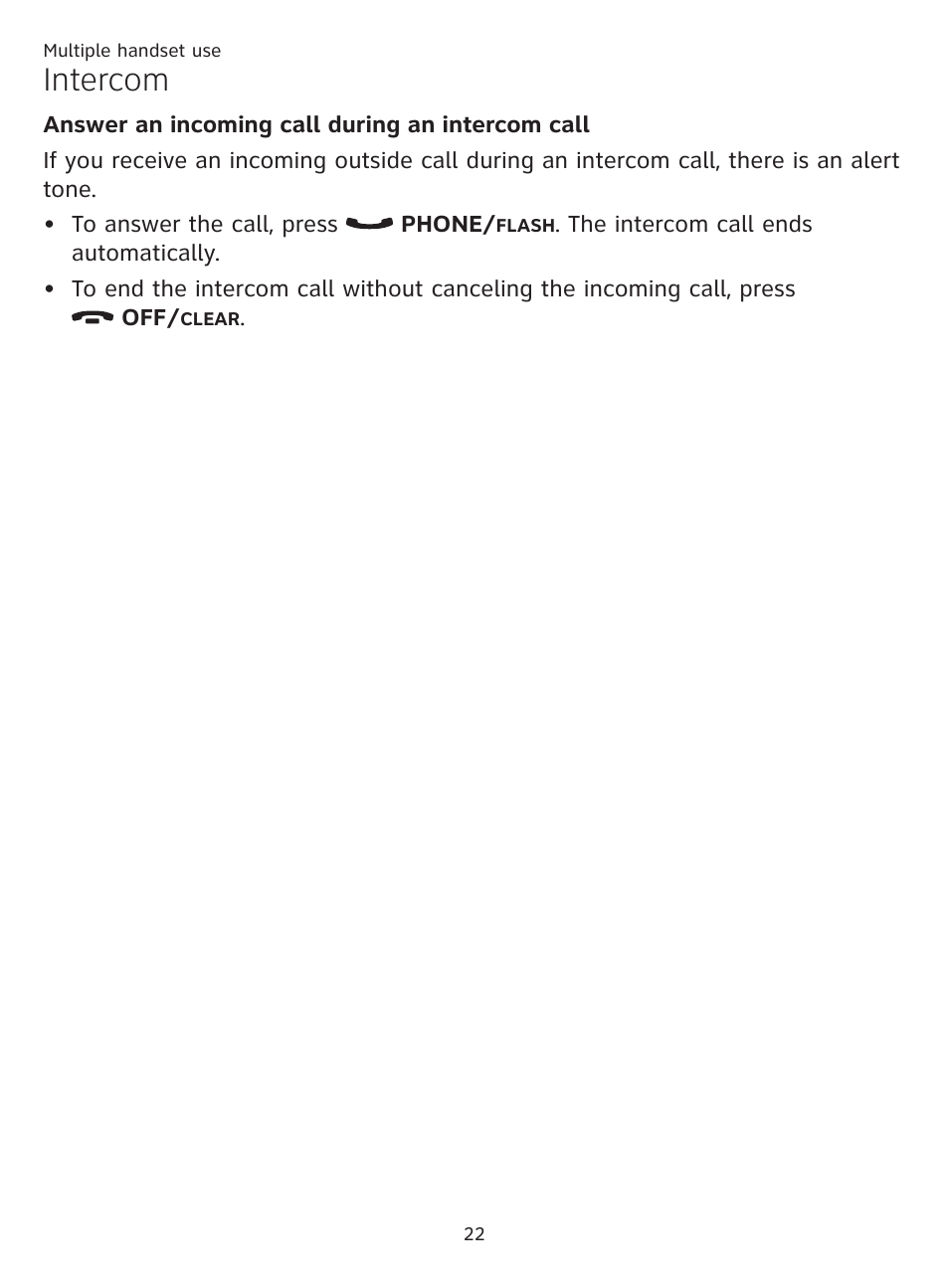 Intercom | AT&T CL81219 User Manual | Page 27 / 66