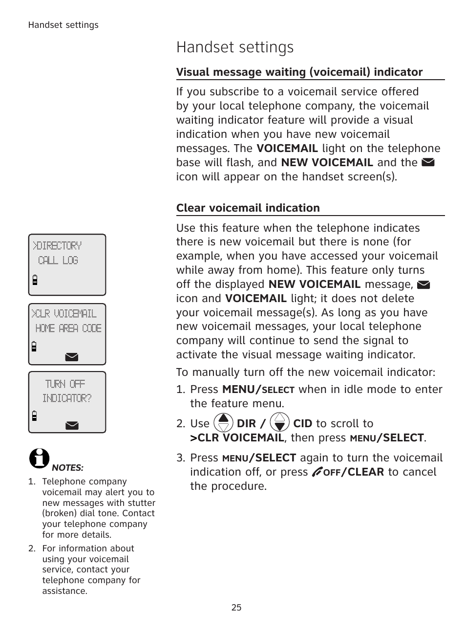 Handset settings | AT&T DECT TL9178 User Manual | Page 30 / 91