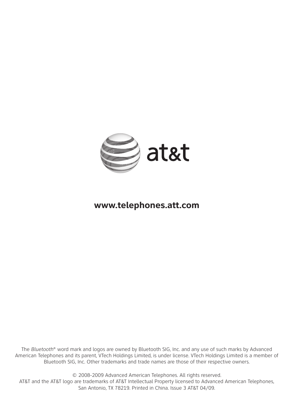 AT&T DECT TL9178 User Manual | Page 91 / 91