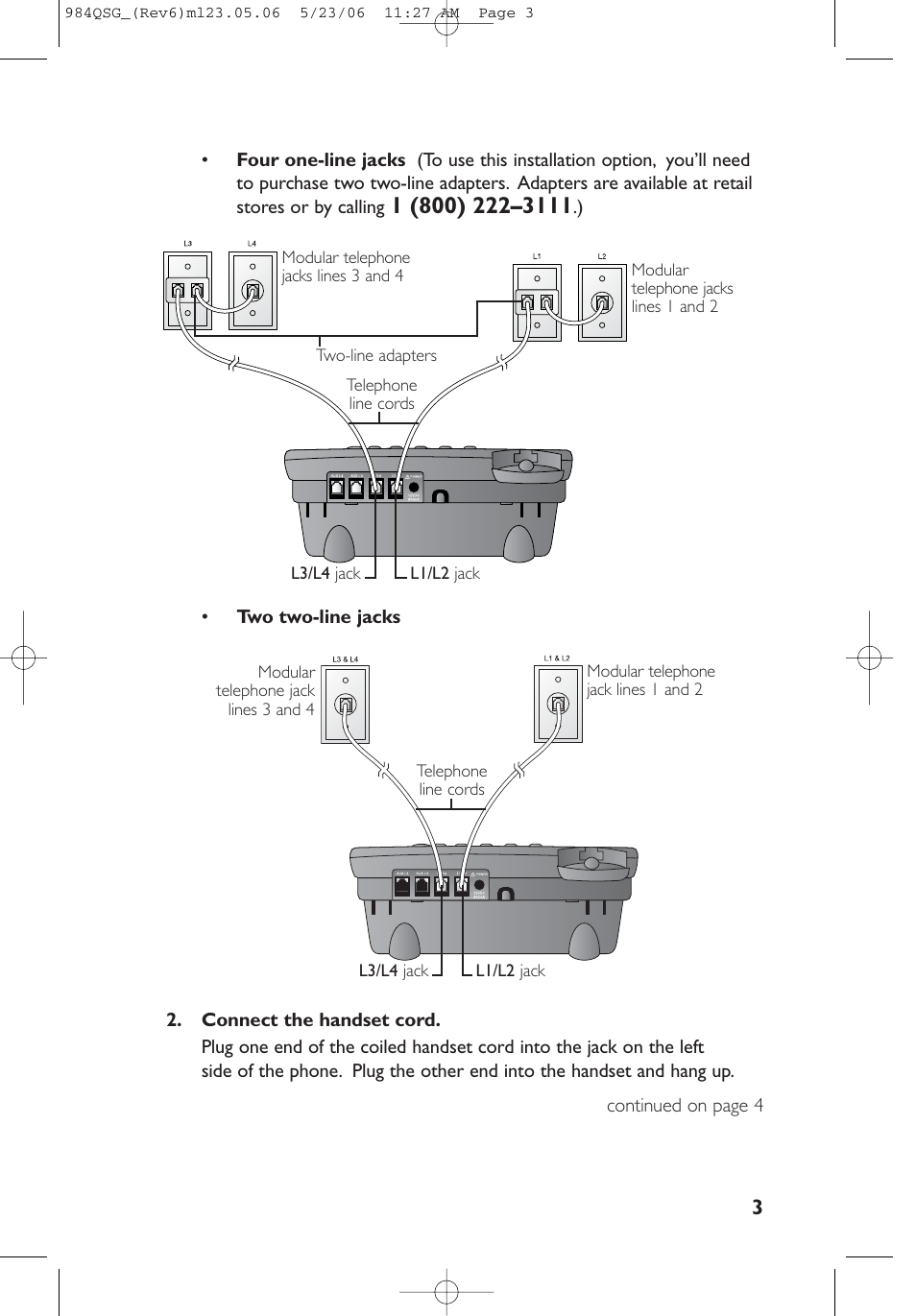 AT&T 984 User Manual | Page 3 / 15
