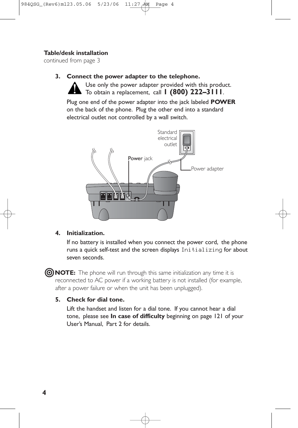 AT&T 984 User Manual | Page 4 / 15