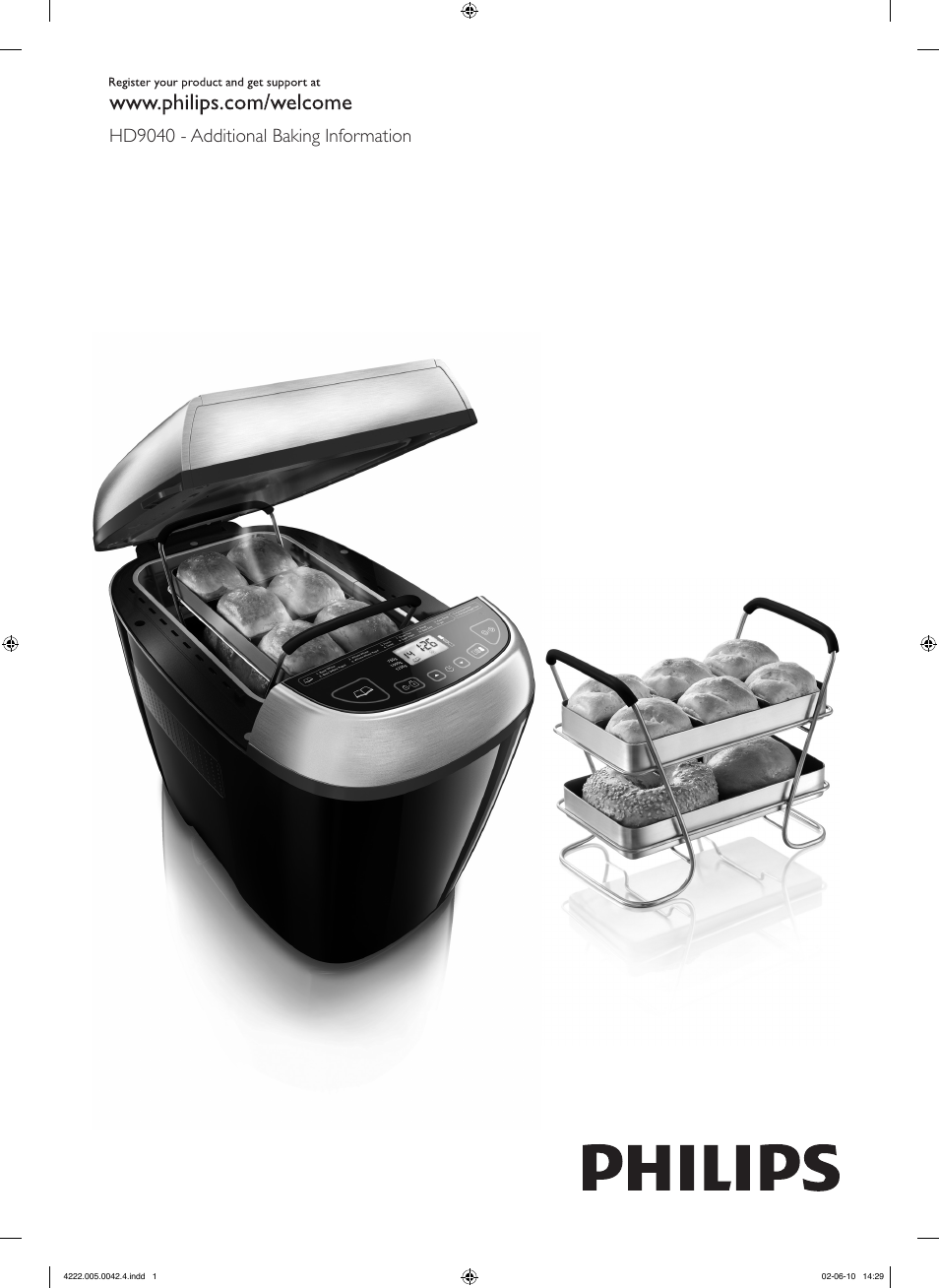 Philips Pure Essentials Collection Machine à pain User Manual | 180 pages