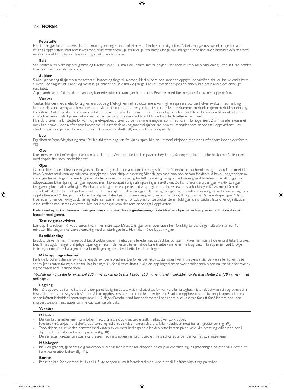 Philips Pure Essentials Collection Machine à pain User Manual | Page 114 / 180