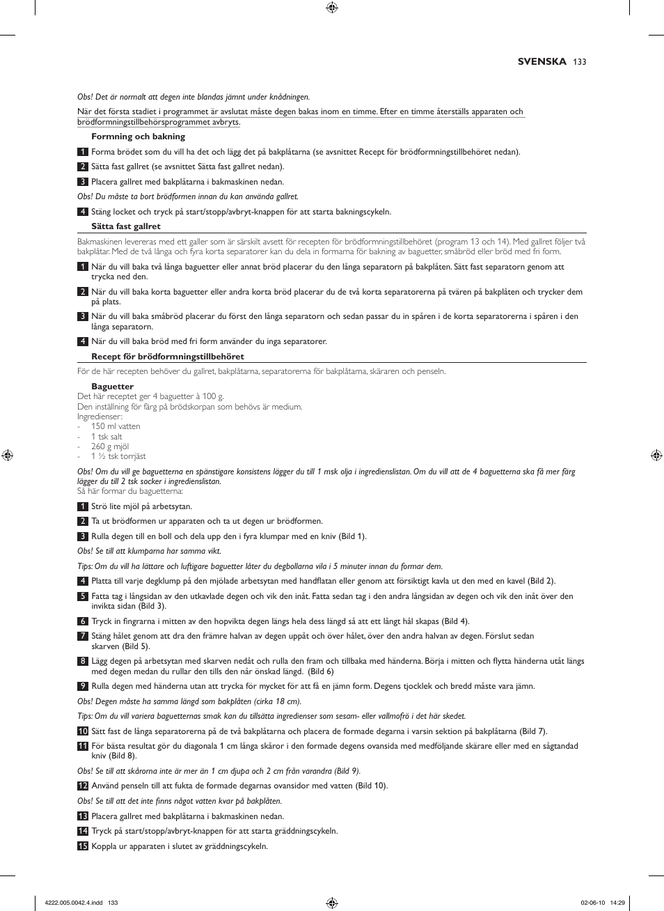 Philips Pure Essentials Collection Machine à pain User Manual | Page 133 / 180