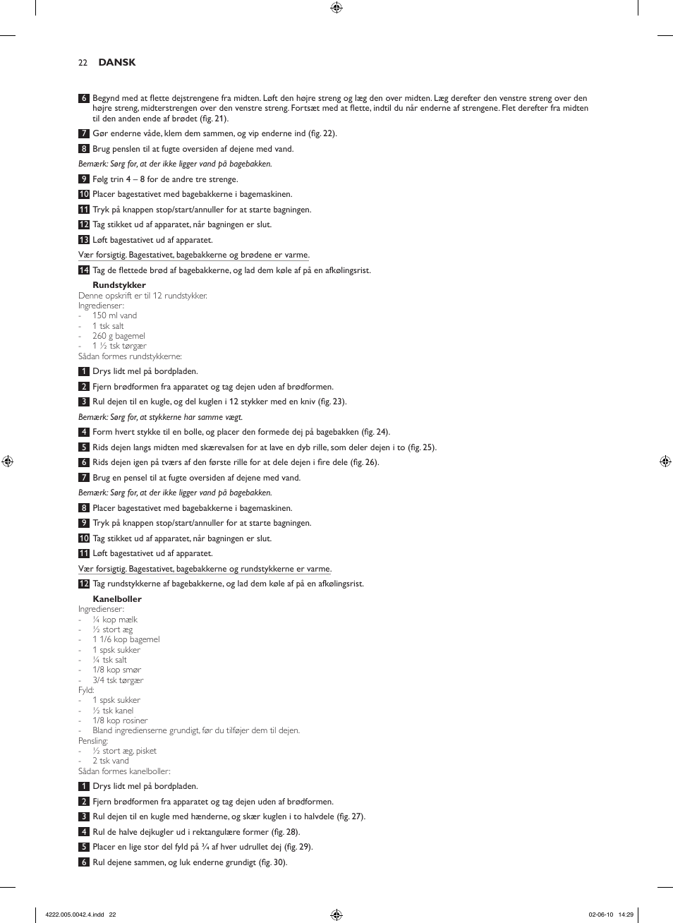 Philips Pure Essentials Collection Machine à pain User Manual | Page 22 / 180