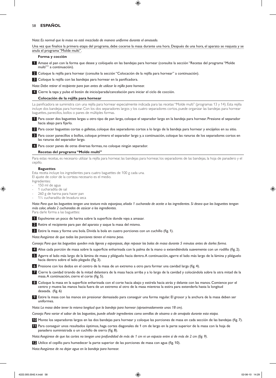 Philips Pure Essentials Collection Machine à pain User Manual | Page 58 / 180