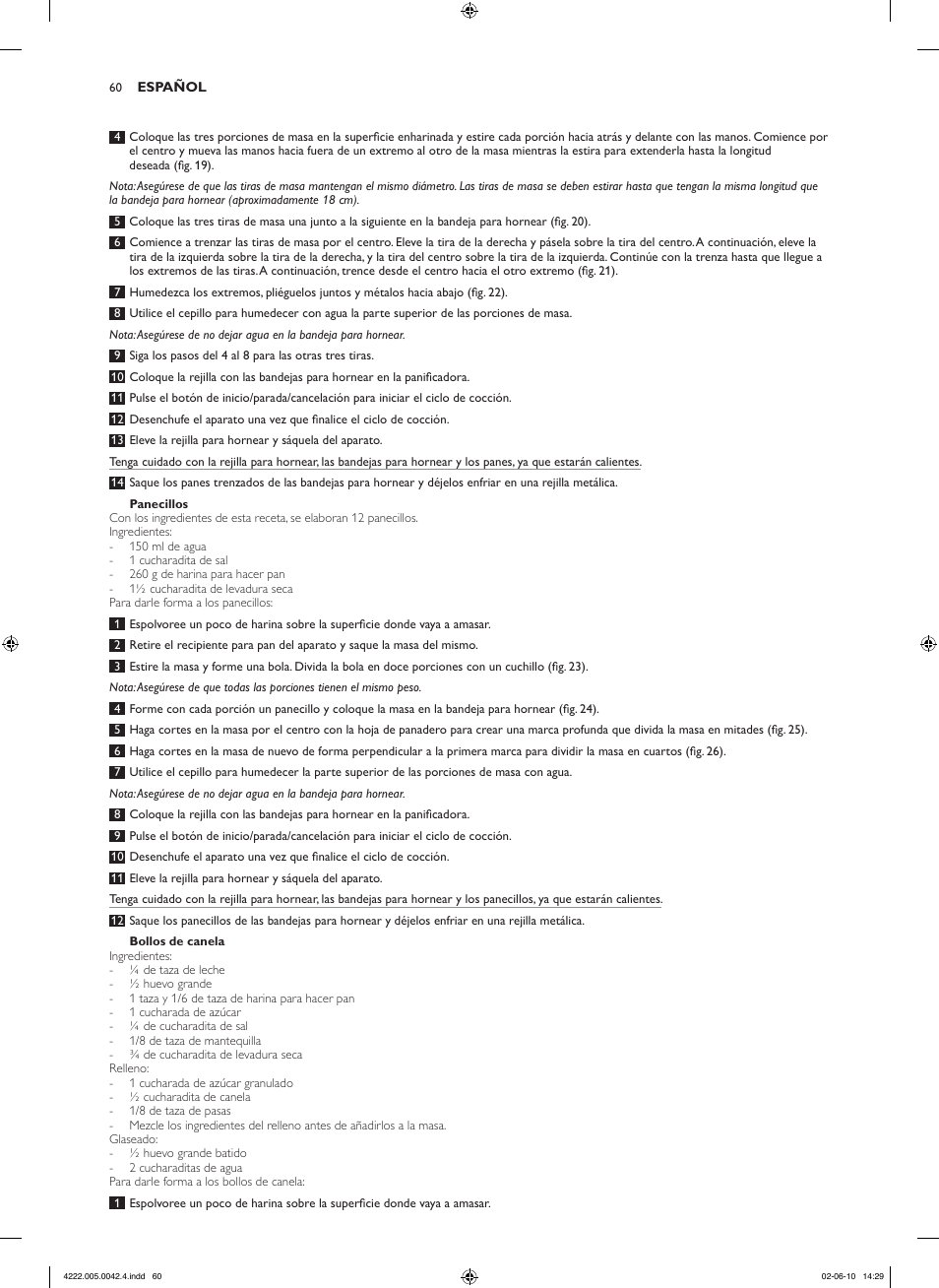 Philips Pure Essentials Collection Machine à pain User Manual | Page 60 / 180