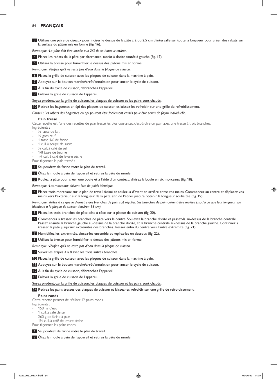 Philips Pure Essentials Collection Machine à pain User Manual | Page 84 / 180