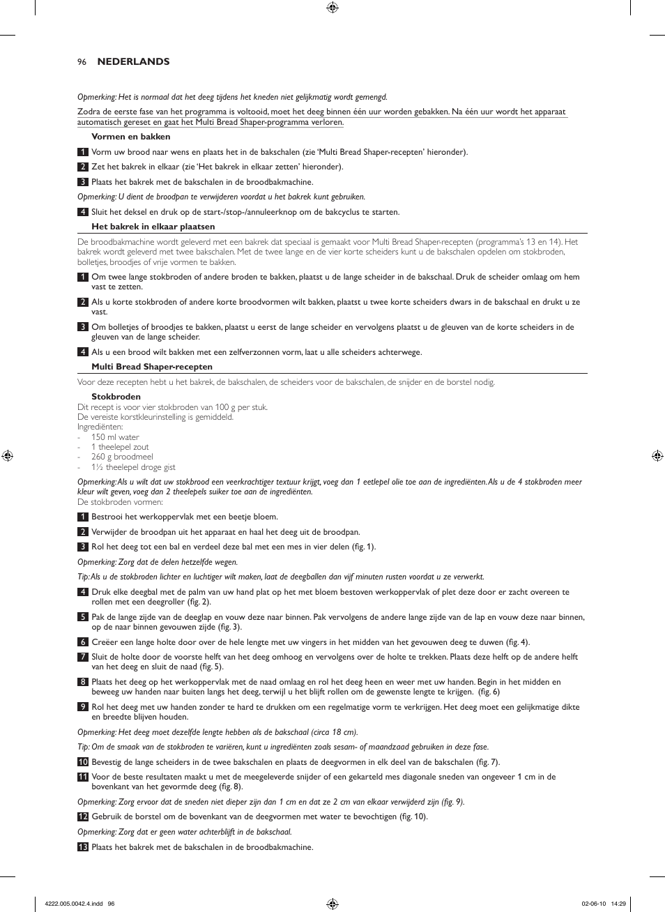 Philips Pure Essentials Collection Machine à pain User Manual | Page 96 / 180