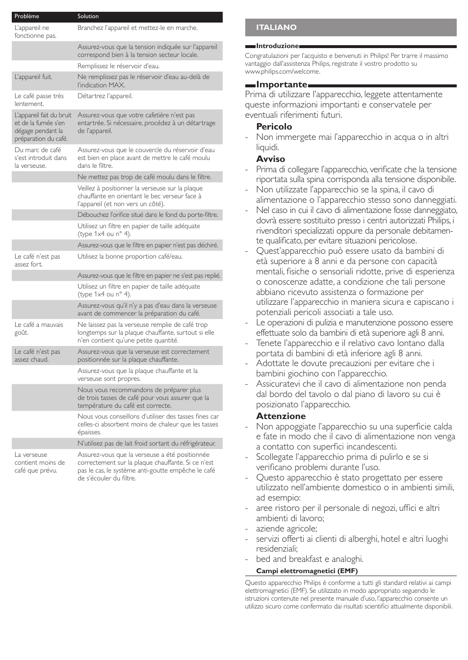 Philips Cafetière User Manual | Page 10 / 14