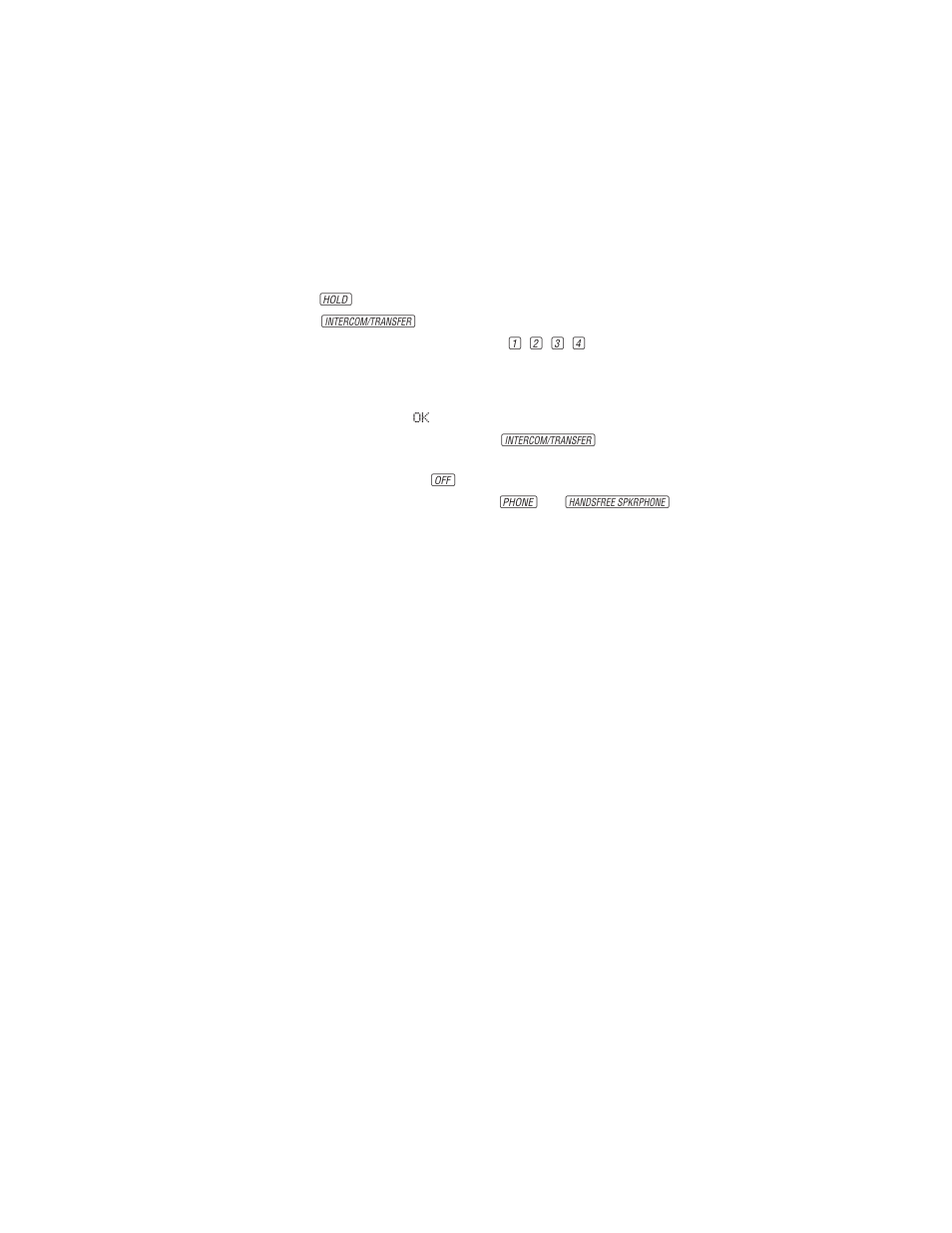 Intercom/transfer operation | AT&T 2455 User Manual | Page 21 / 38