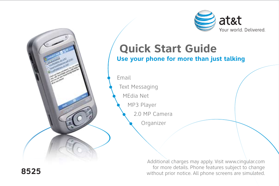 AT&T CINGULAR 8525 User Manual | 10 pages