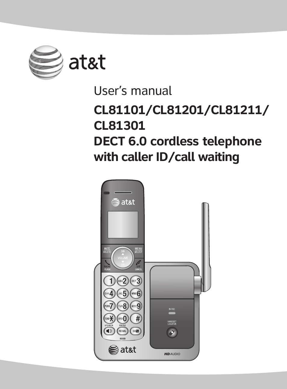 AT&T CL81101 User Manual | 72 pages