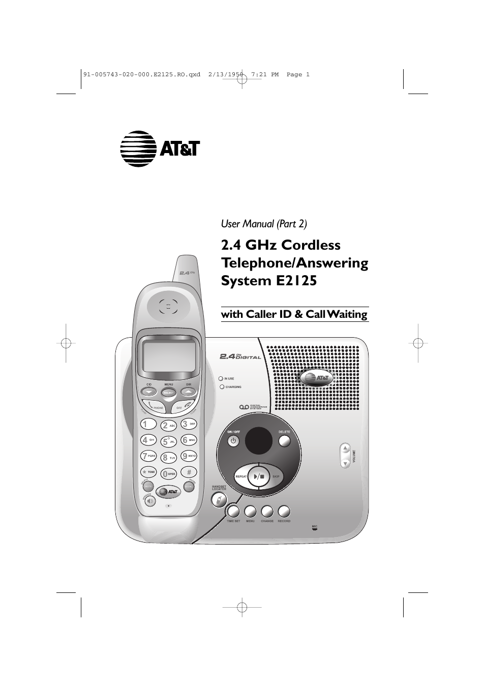 AT&T E2125 User Manual | 37 pages