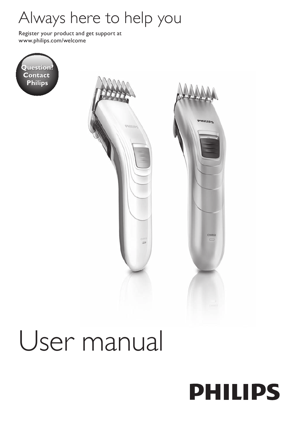 Philips tondeuse cheveux familiale User Manual | 126 pages