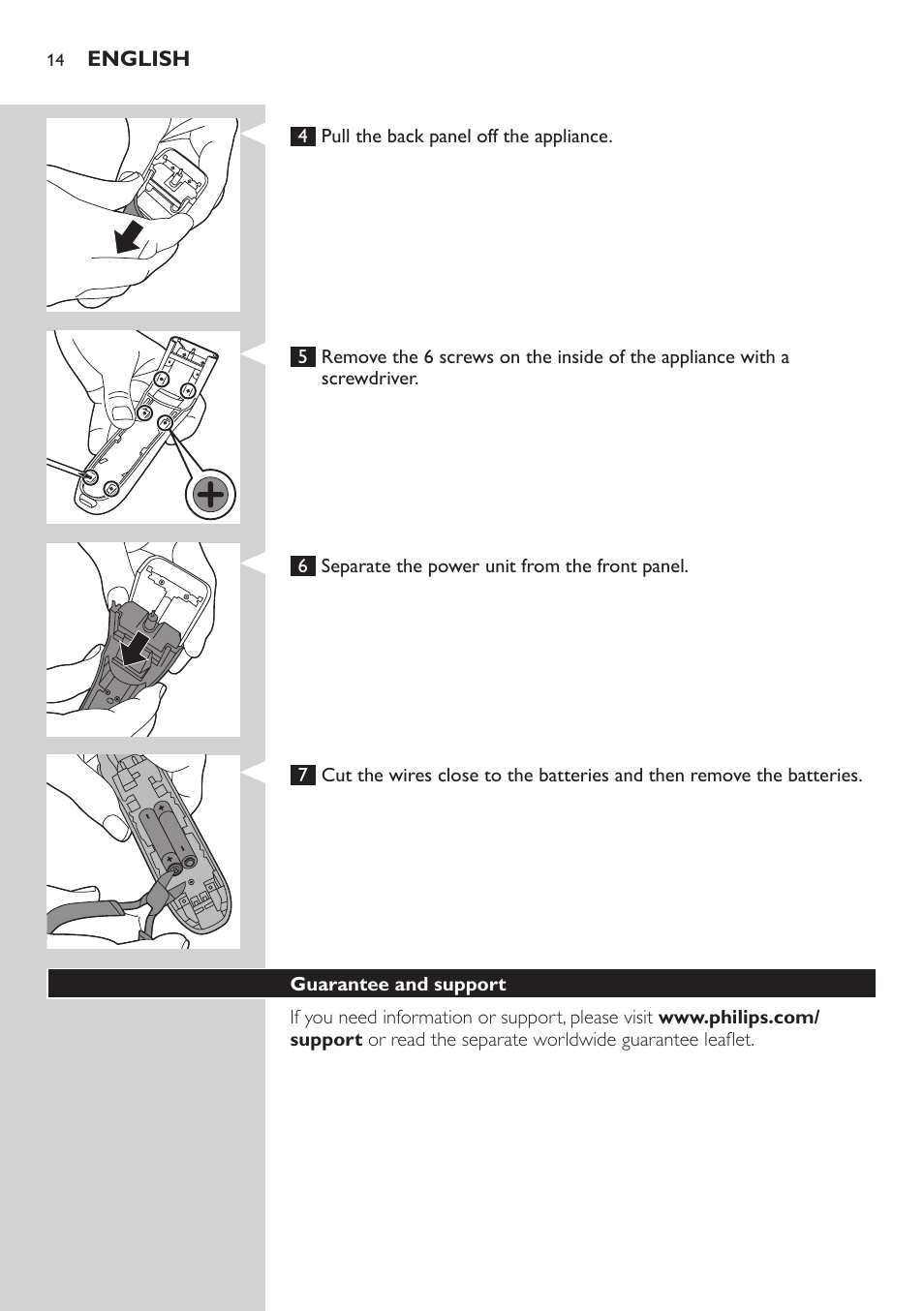 Philips tondeuse cheveux familiale User Manual | Page 14 / 126