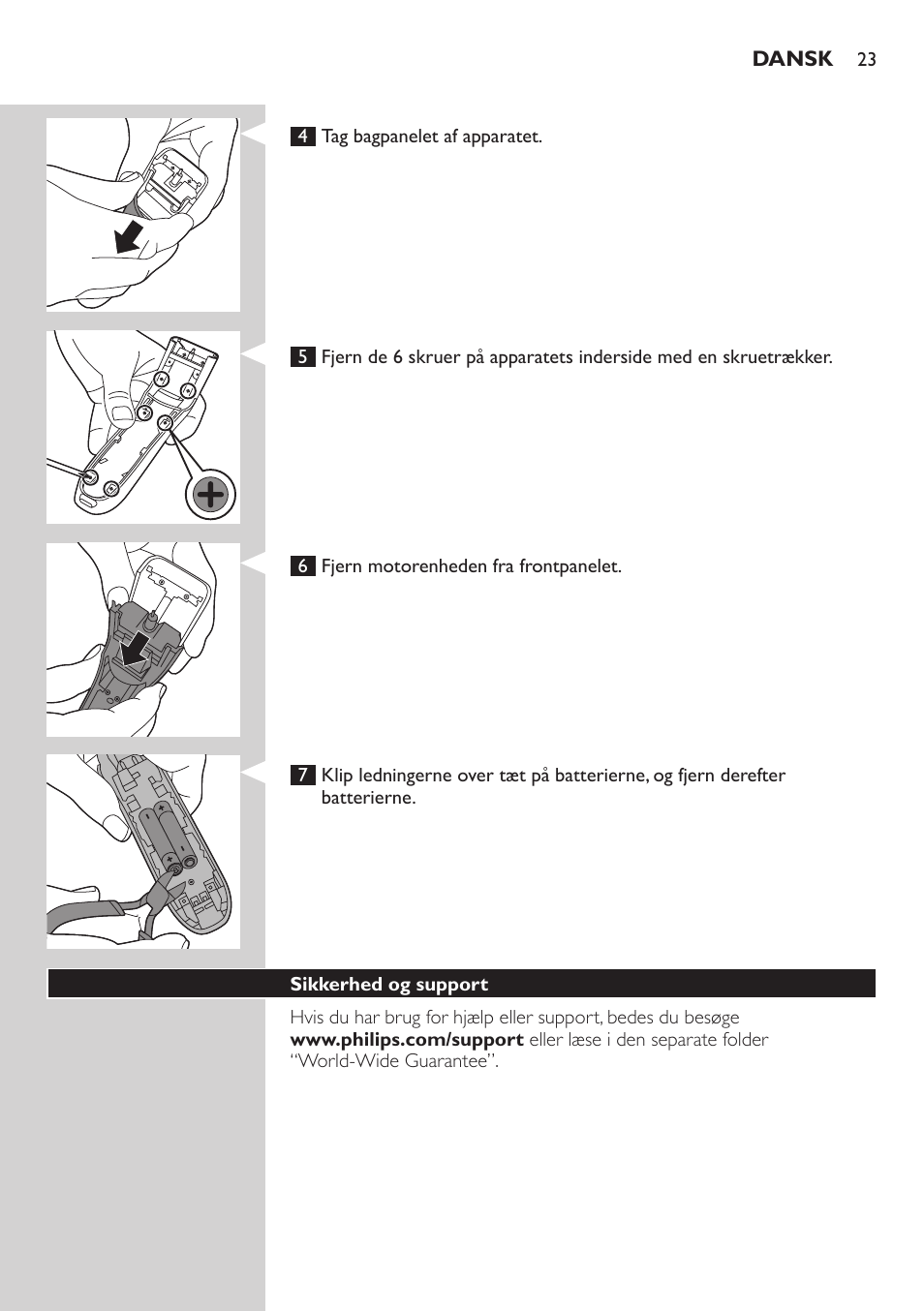 Philips tondeuse cheveux familiale User Manual | Page 23 / 126