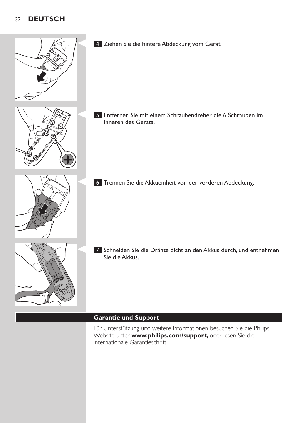 Philips tondeuse cheveux familiale User Manual | Page 32 / 126