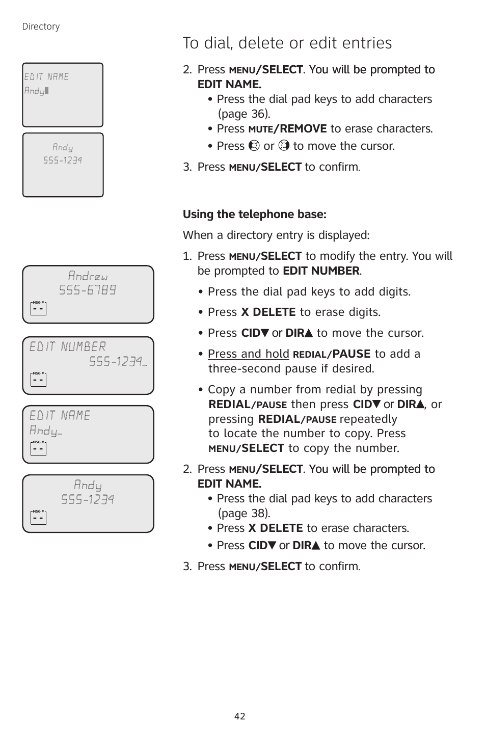 AT&T TL74458 User Manual | Page 47 / 97