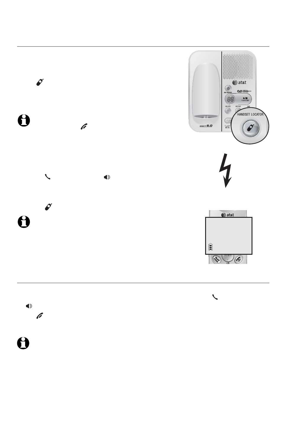Multiple handset use | AT&T DECT EL52419 User Manual | Page 28 / 73
