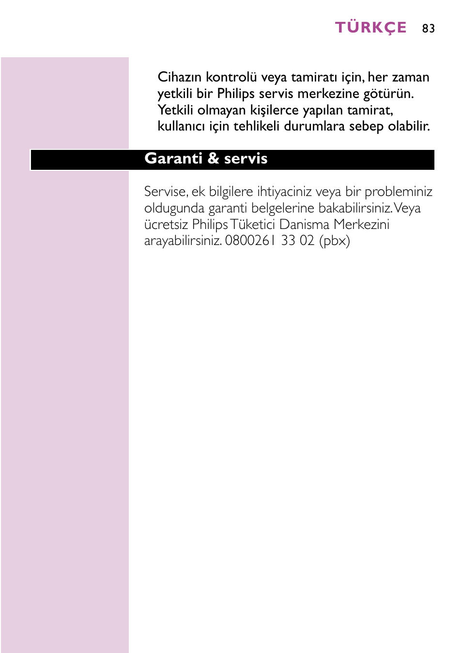 Philips Sèche-cheveux User Manual | Page 83 / 96