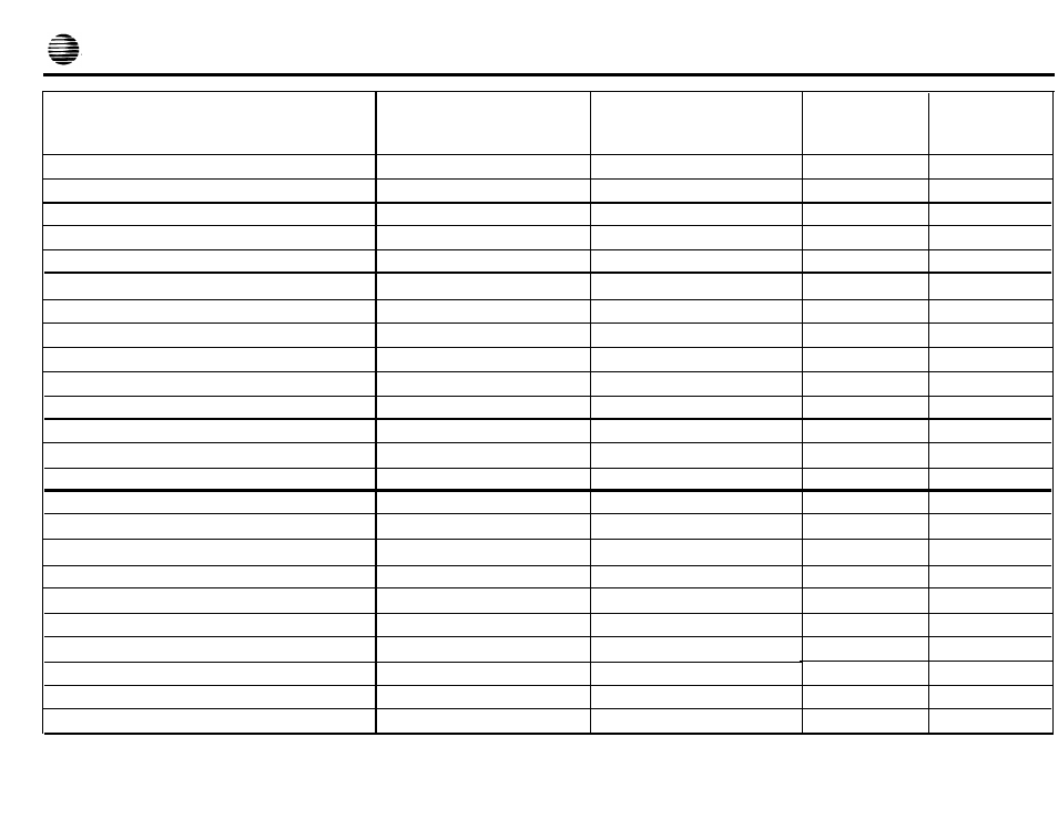Form b: centrex extension numbers | AT&T Partner II User Manual | Page 126 / 166