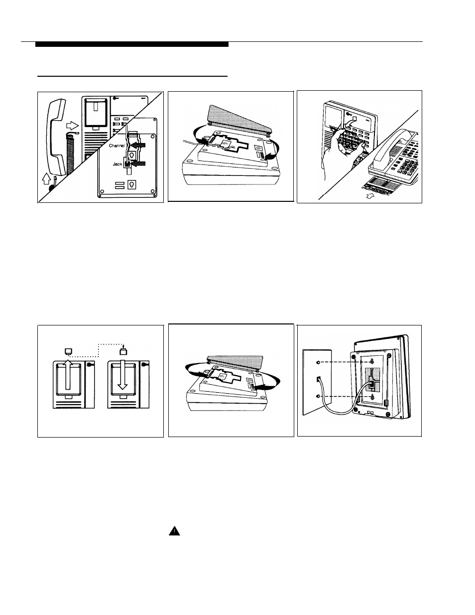 Assembling mls-model telephones, Desk mounting, Wall mounting | AT&T Partner II User Manual | Page 36 / 166