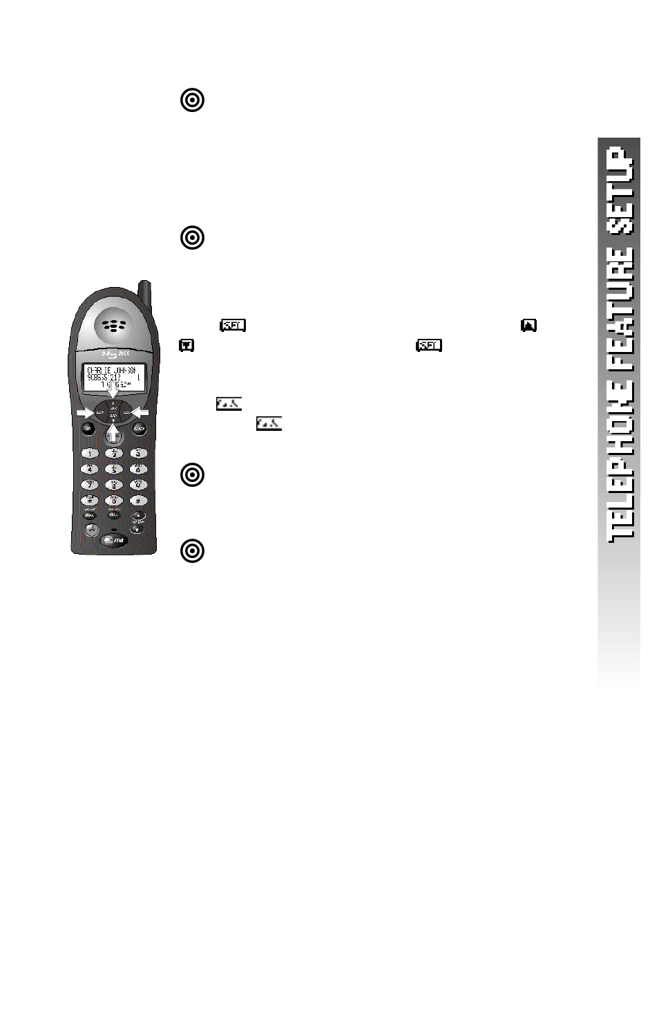Telephone feature setup, Feature setup menu | AT&T 2256 User Manual | Page 10 / 70