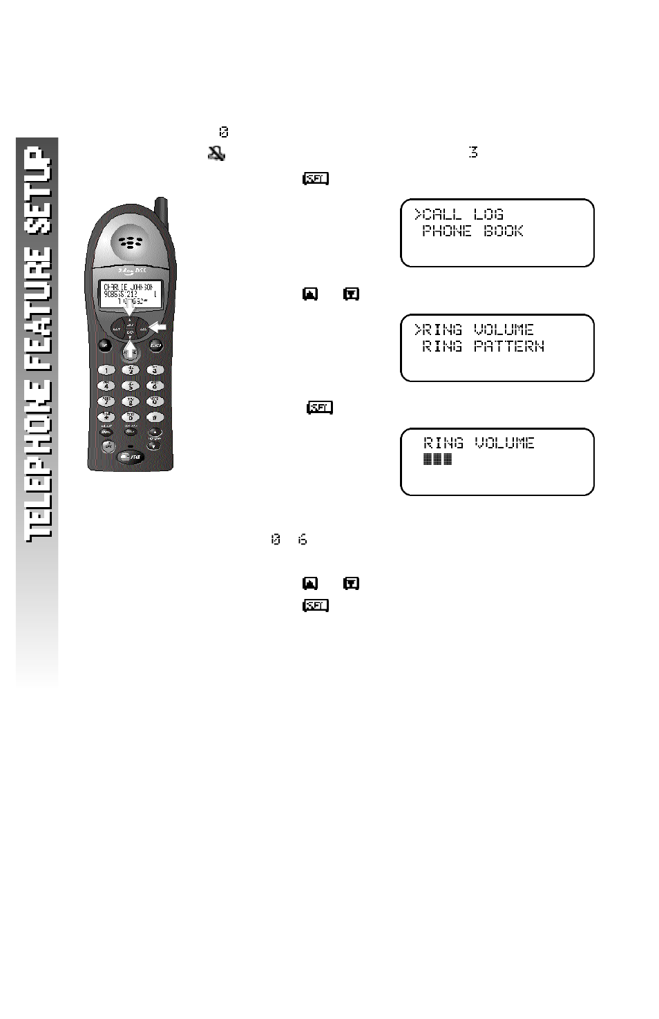 Ring volume | AT&T 2256 User Manual | Page 11 / 70