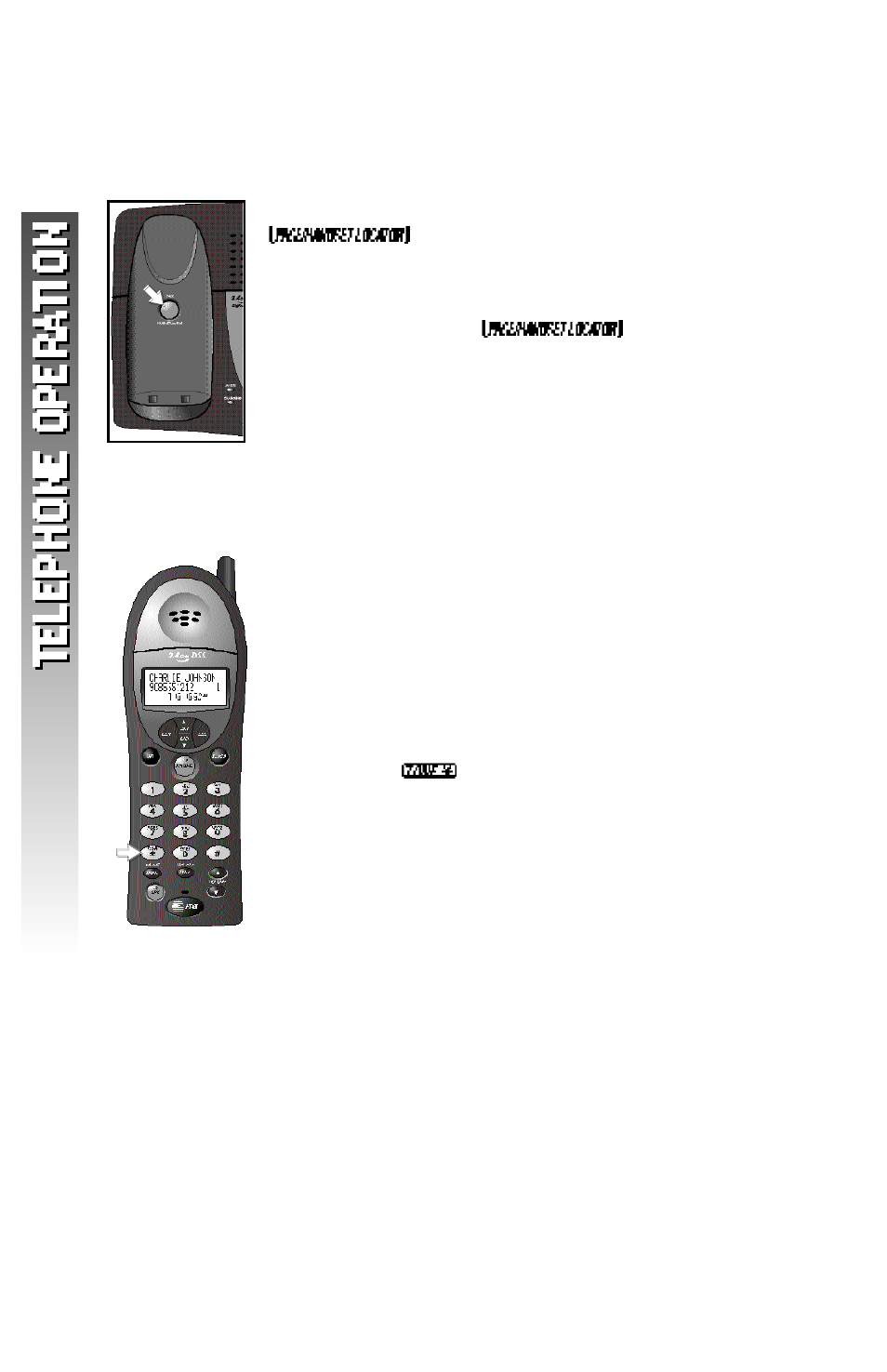 Temporary tone dialing, Page/handset locator | AT&T 2256 User Manual | Page 21 / 70