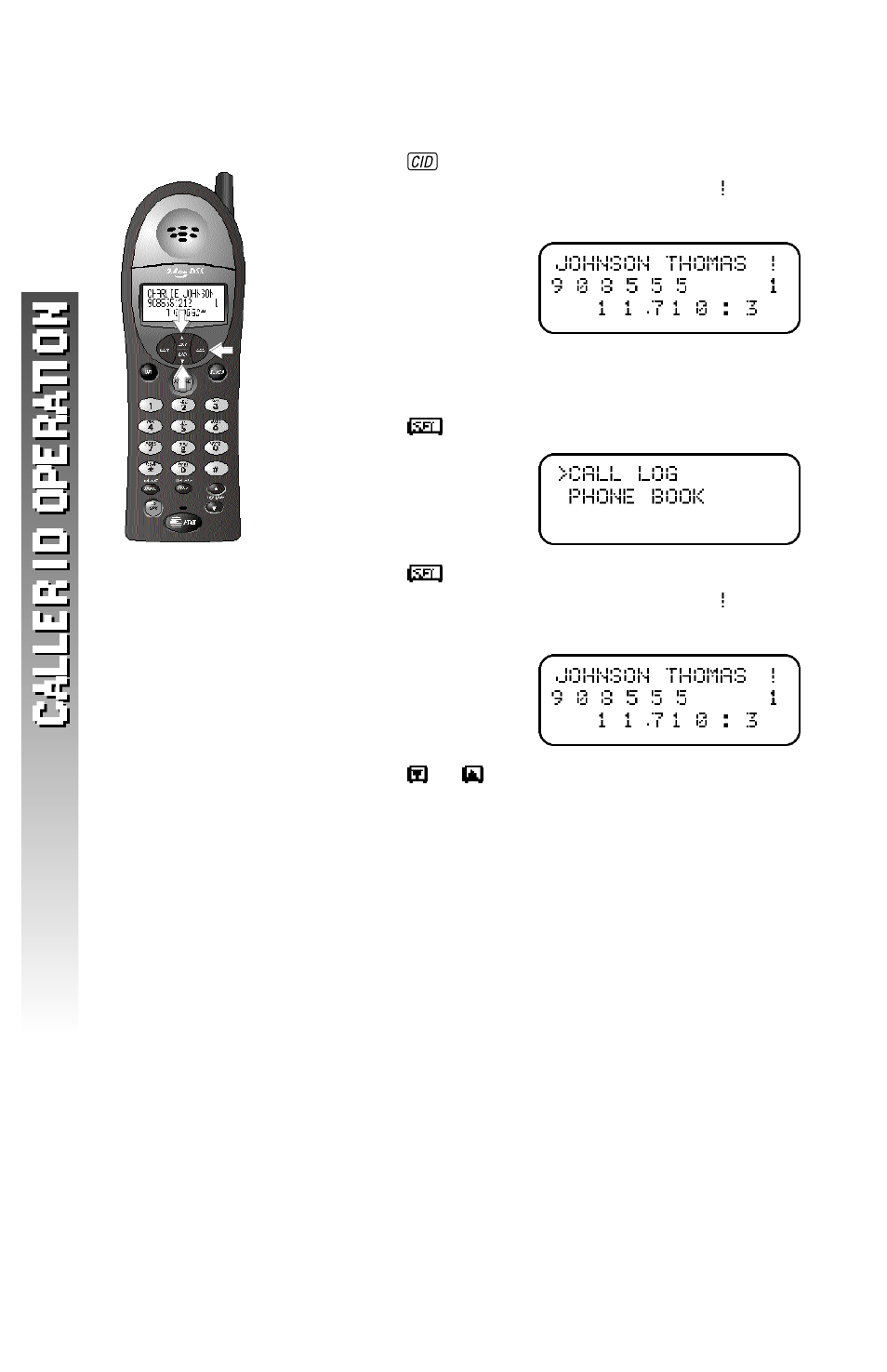 Review call log | AT&T 2256 User Manual | Page 39 / 70