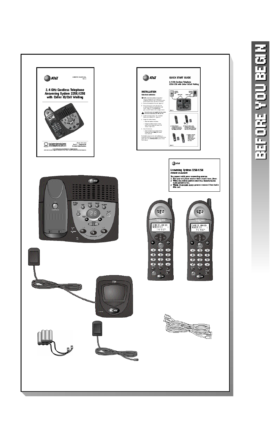 Before you begin, Parts list, P a rts list | AT&T 2256 User Manual | Page 4 / 70