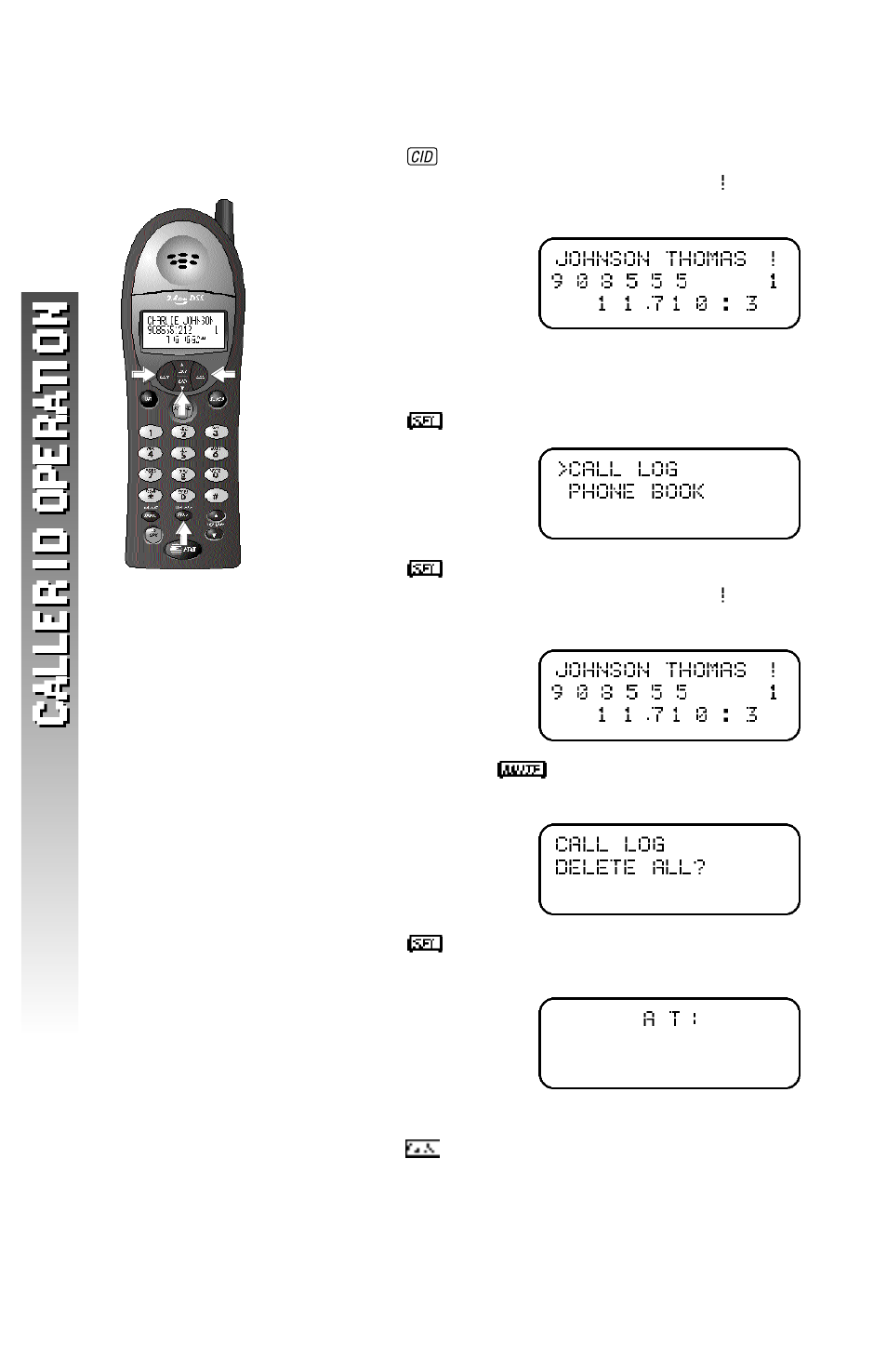 Remove all call record s | AT&T 2256 User Manual | Page 41 / 70