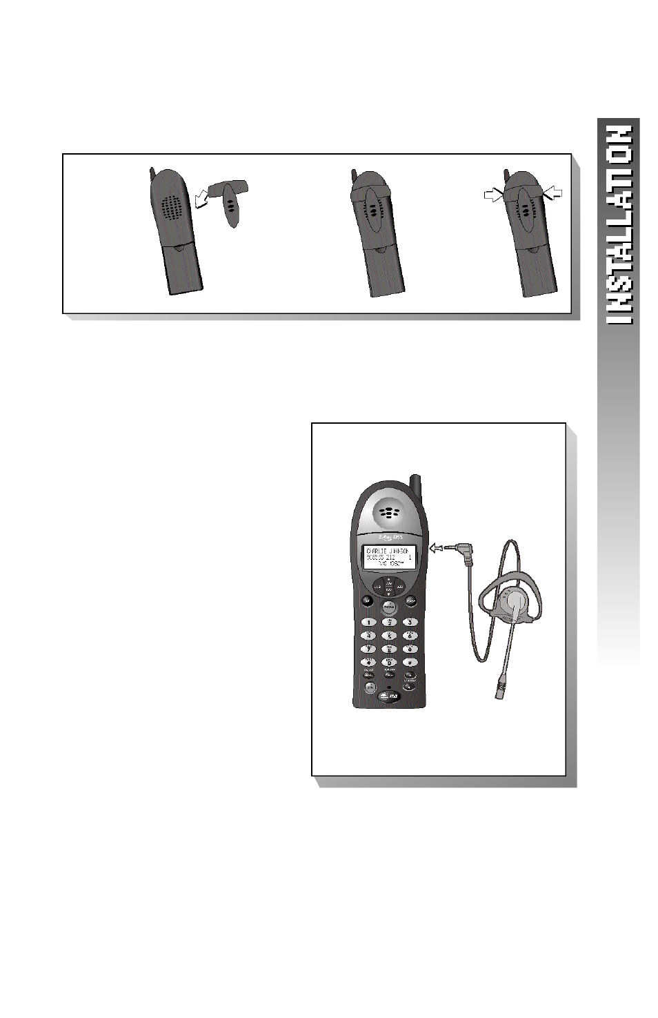 Belt clip, Headset | AT&T 2256 User Manual | Page 8 / 70