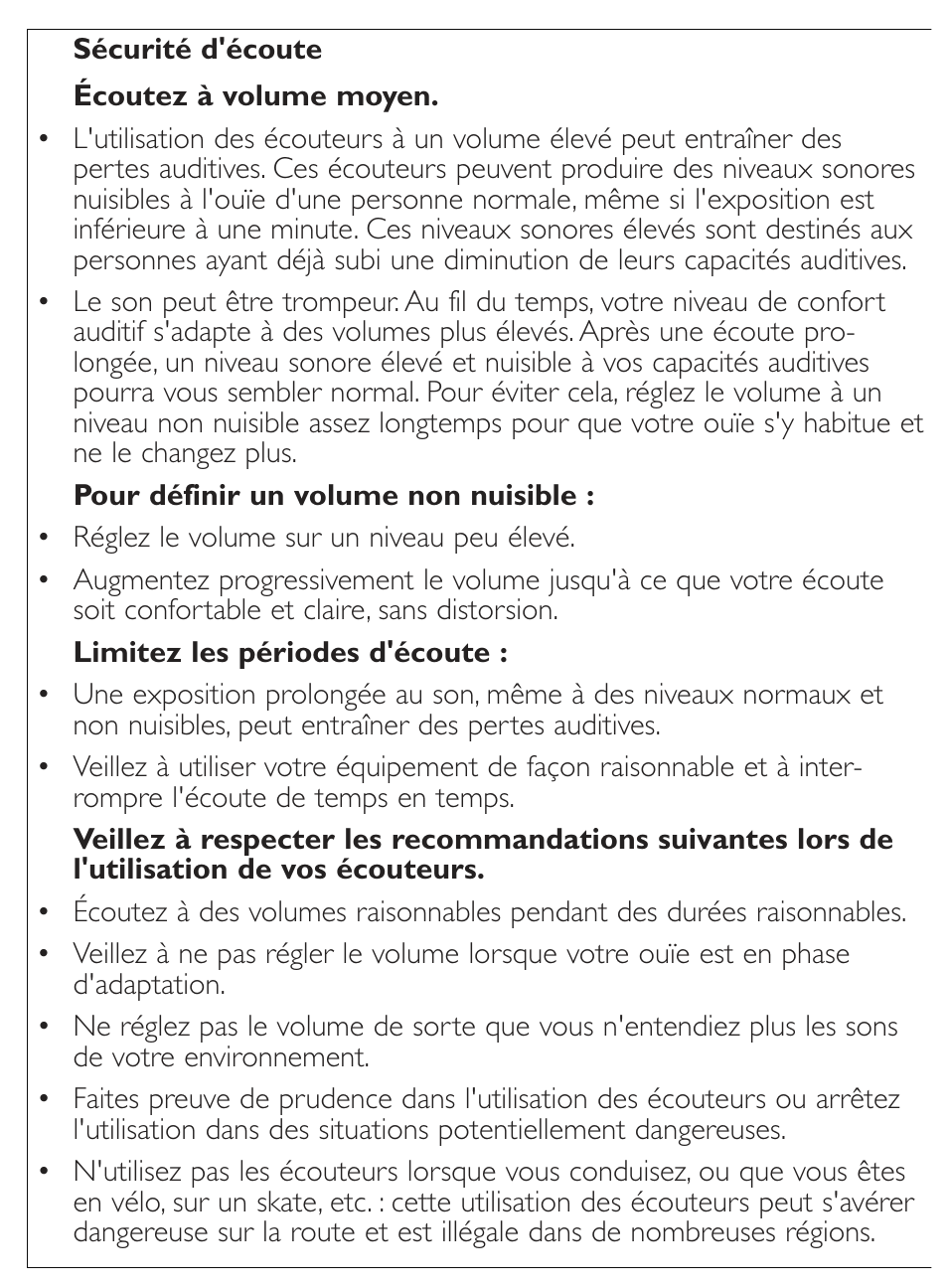 Français | Philips Radio portable User Manual | Page 7 / 10
