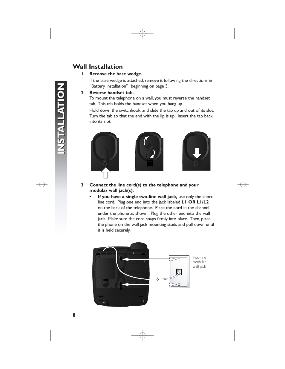 Inst alla tion inst alla tion | AT&T 982 User Manual | Page 12 / 32