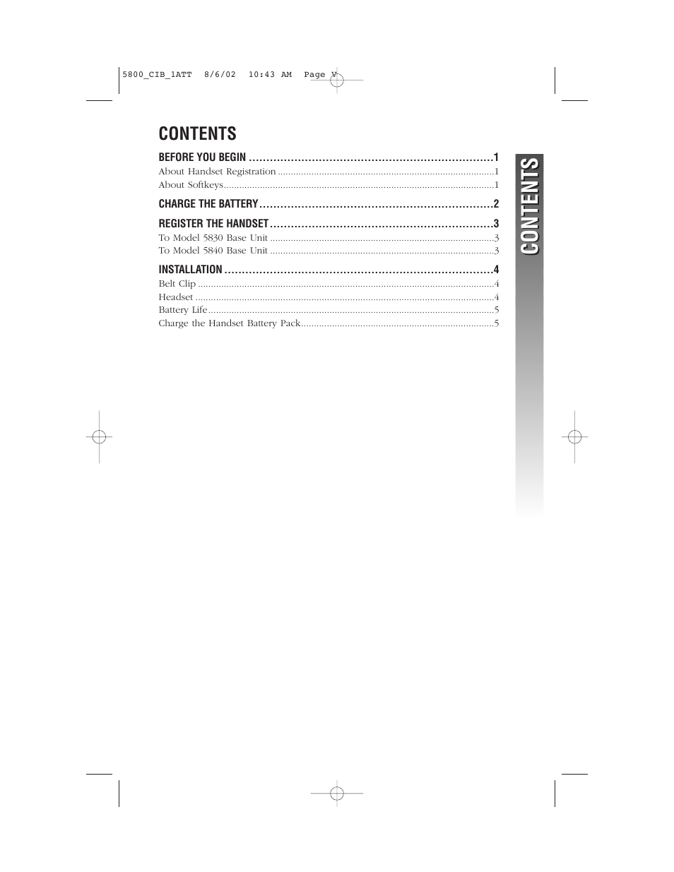 AT&T 5830 User Manual | Page 86 / 95