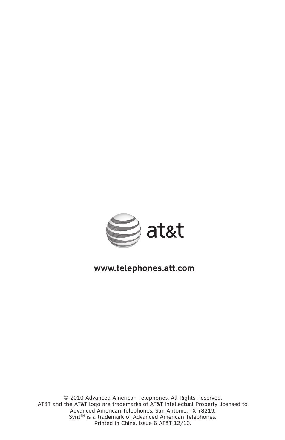 AT&T SB67138 User Manual | Page 110 / 110