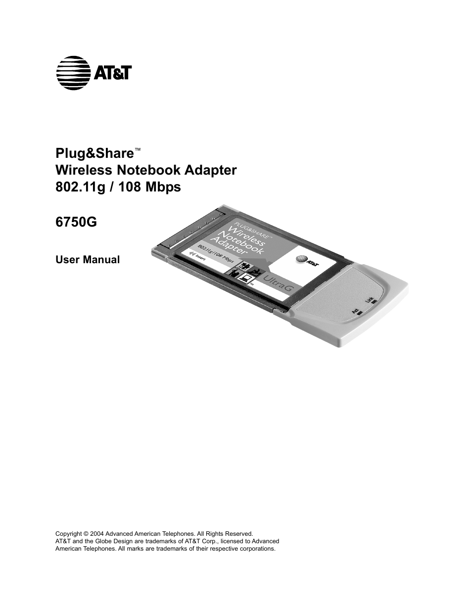 AT&T PLUG&SHARETM 6750G User Manual | 39 pages
