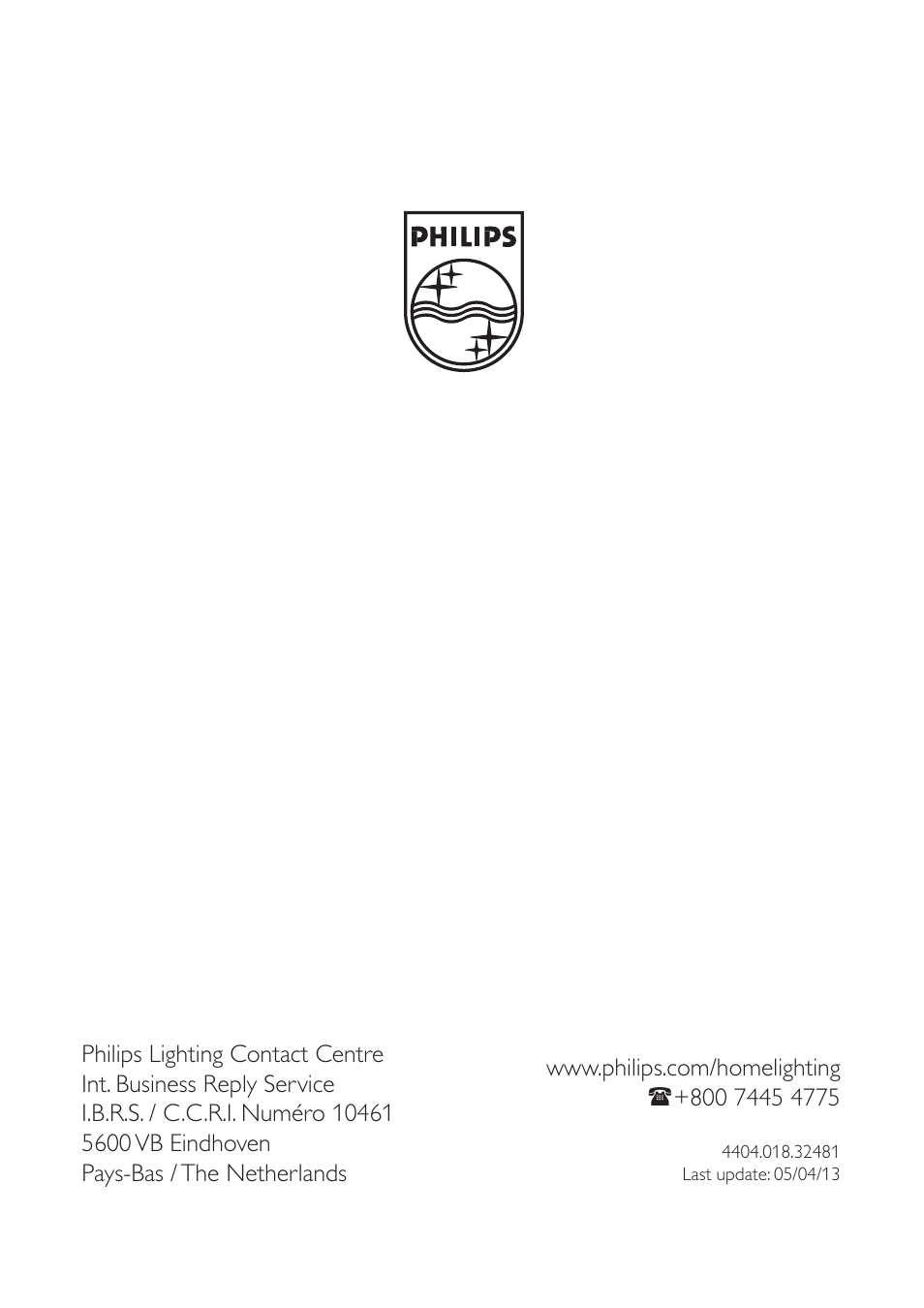 Philips InStyle Applique murale User Manual | Page 8 / 8