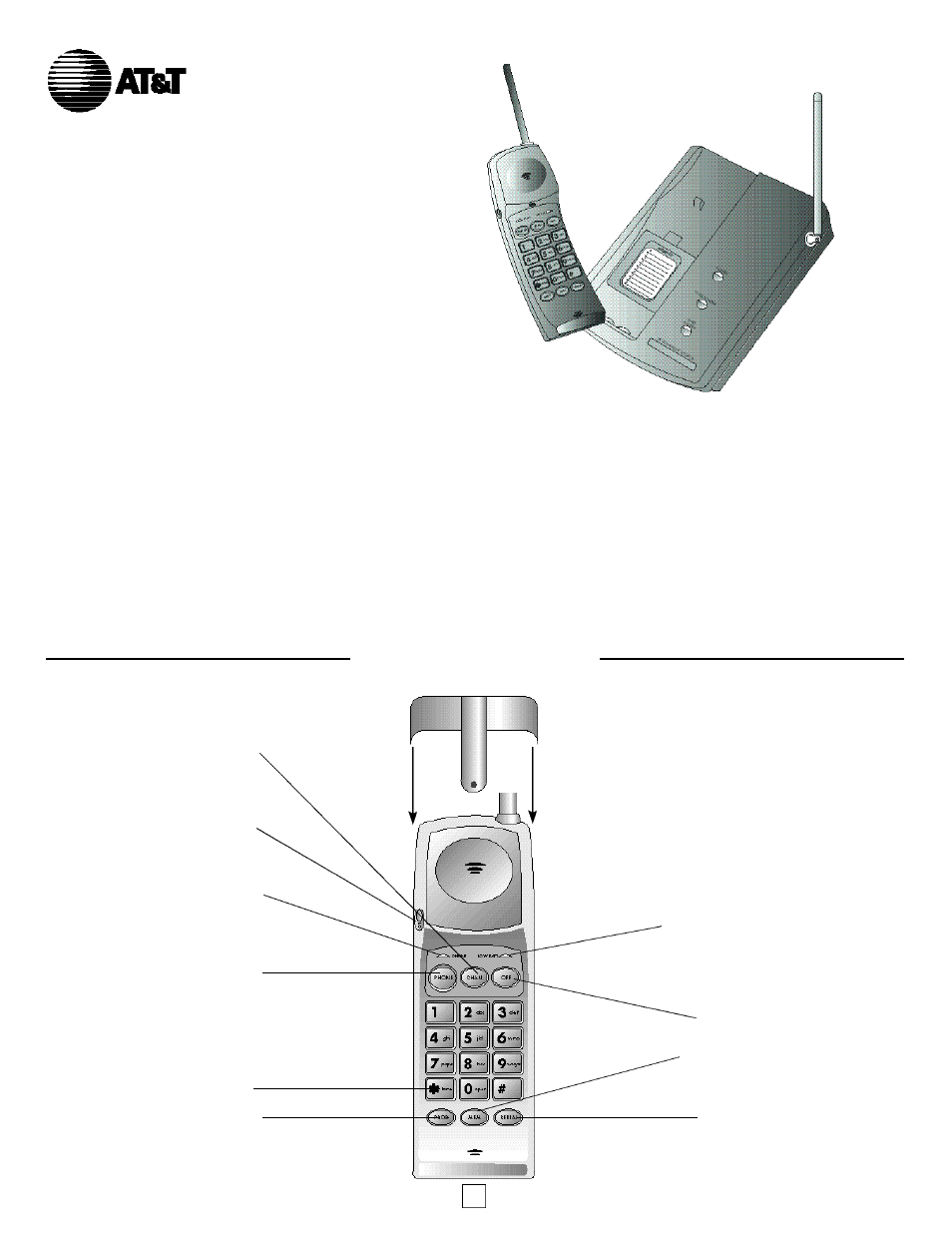 AT&T 9105 User Manual | 8 pages