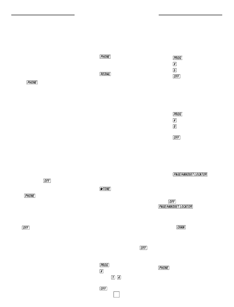 Telephone operat i o n | AT&T 9105 User Manual | Page 4 / 8