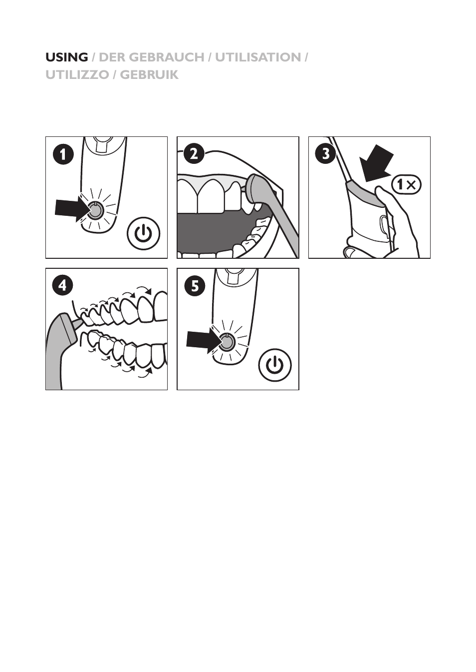Philips Sonicare AirFloss Micro-jet Interdentaire User Manual | Page 5 / 8