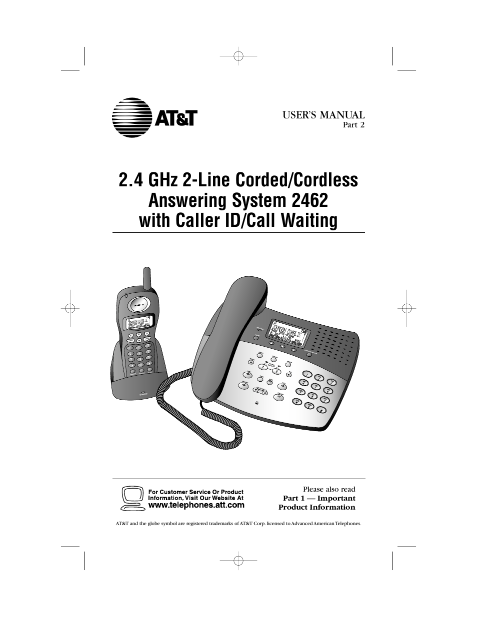 AT&T 2462 User Manual | 50 pages