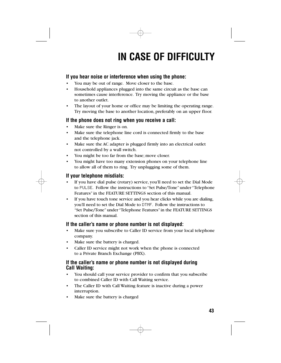 AT&T 2462 User Manual | Page 46 / 50