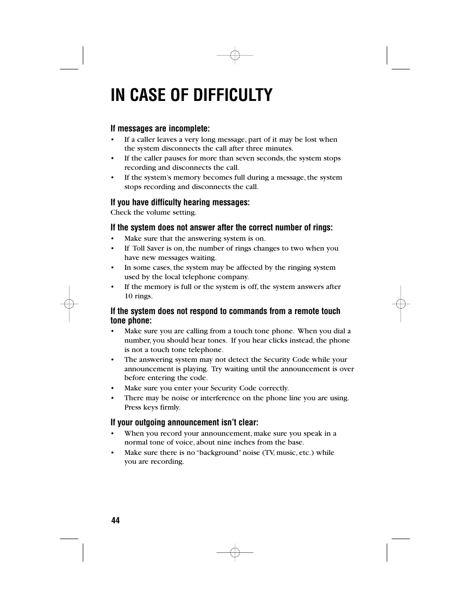 AT&T 2462 User Manual | Page 47 / 50