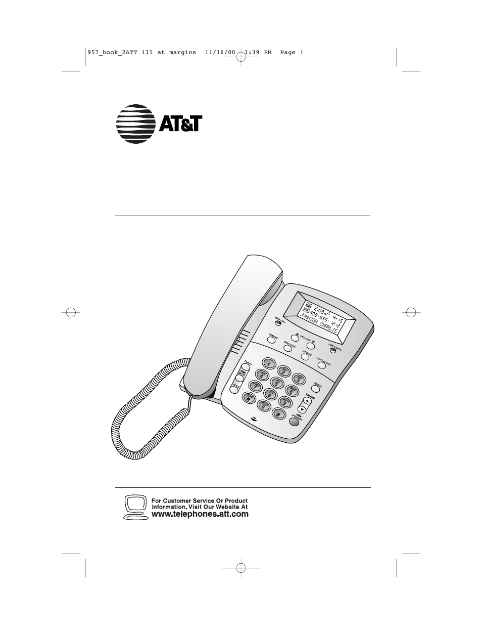 AT&T 957 User Manual | 21 pages