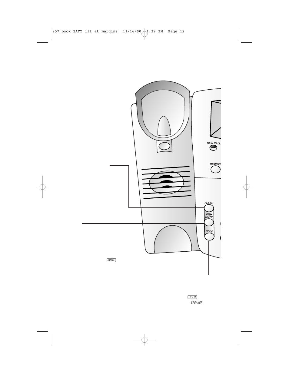 Telephone operation | AT&T 957 User Manual | Page 13 / 21
