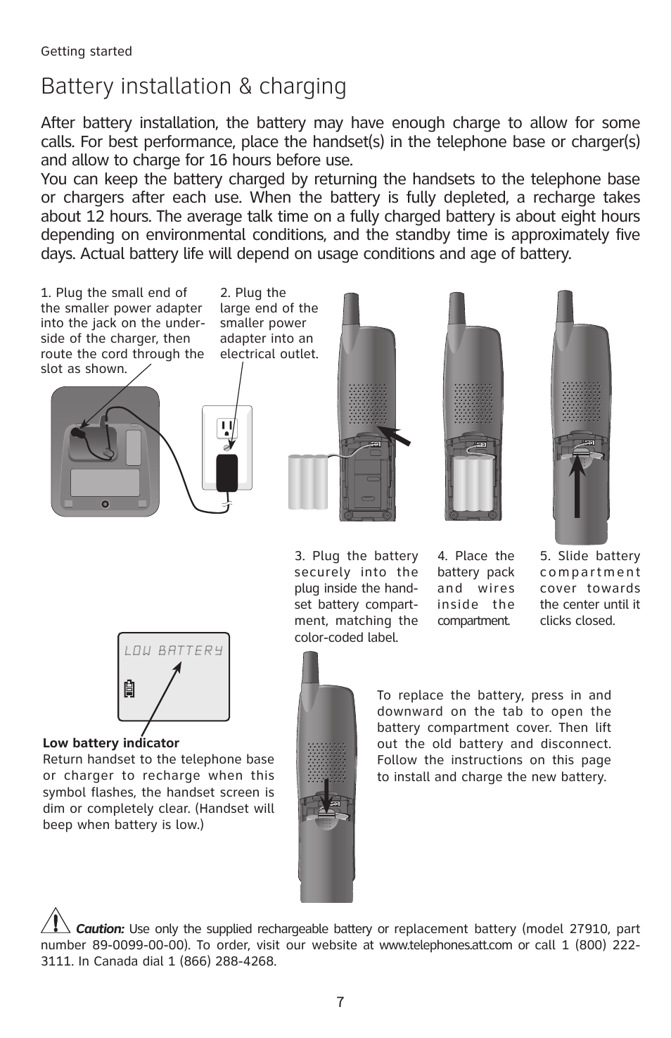 Battery installation & charging | AT&T E5913B User Manual | Page 10 / 70