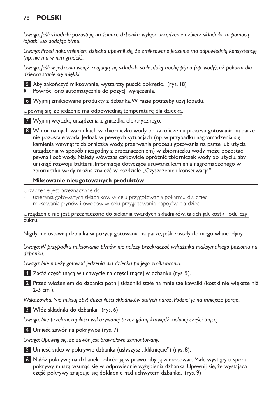 Philips Robot cuiseur vapeur et mixeur Philips AVENT User Manual | Page 78 / 156